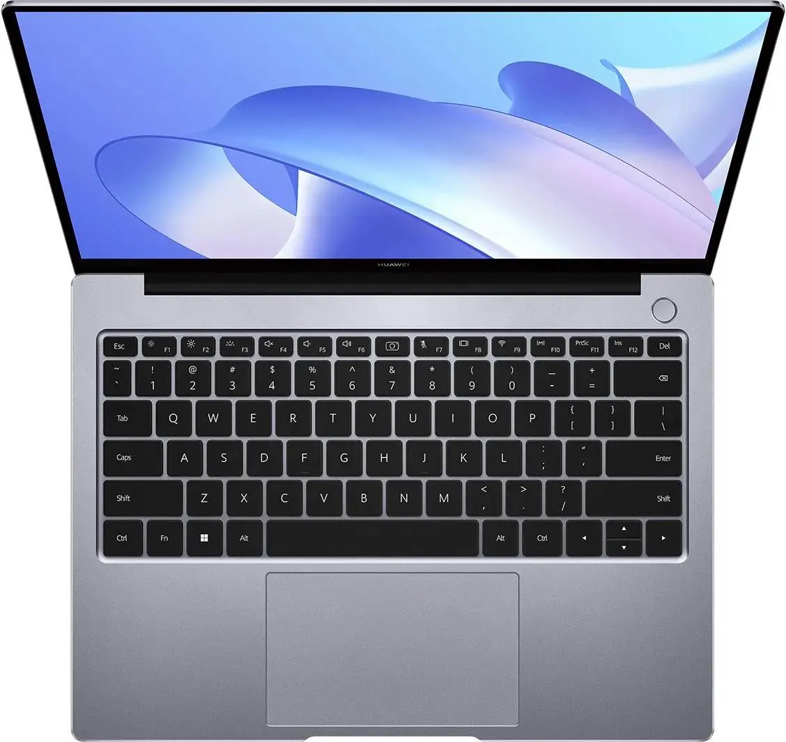 Ноутбук Huawei MateBook D-14, 14", IPS, AMD Ryzen 7 5700U 1.8ГГц, 8-ядерный, 16ГБ DDR4, 512ГБ SSD, AMD Radeon, серый