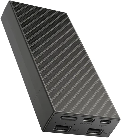 Зарядное устройство NITECORE CARBO NB20000 Power Bank с быстрой зарядкой из углеродного волокна
