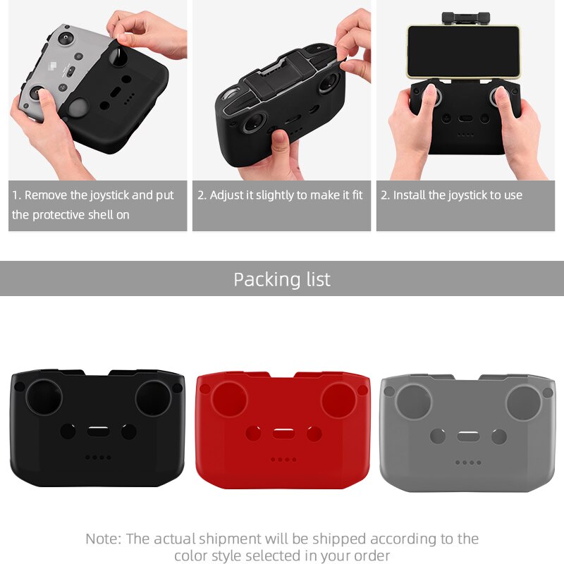 Силиконовый чехол для пульта DJI RC-N1 черный