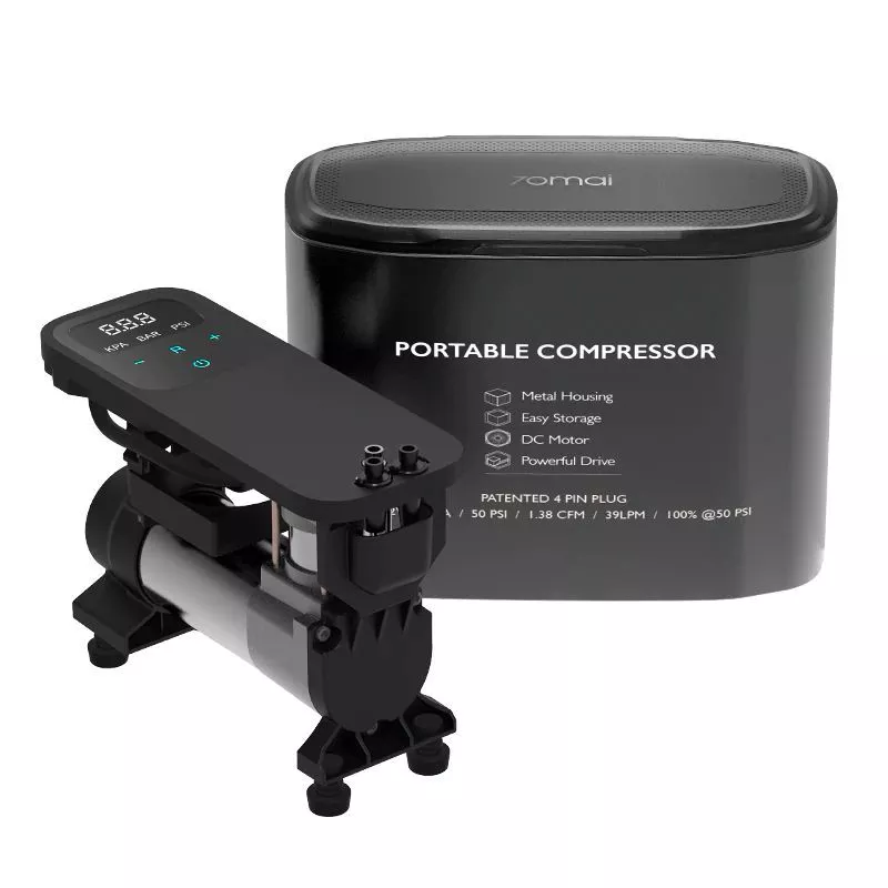 Автомобильный компрессор Xiaomi 70mai Air Compressor Midrive TP01 Black (Черный)