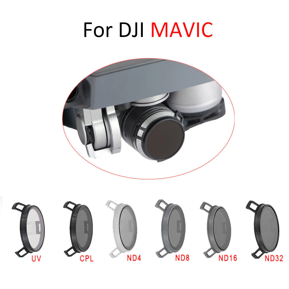 Набор фильтров для dji Мавик pro FPV UV + CPL + ND4 + ND8 + ND16 + nd32 6 шт. Junestar