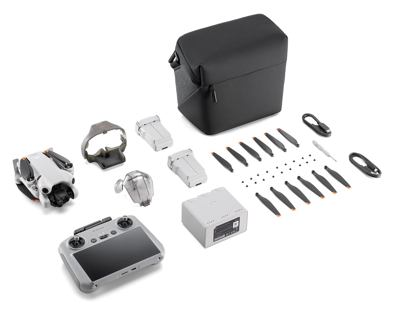 Квадрокоптер DJI Mini 4 Pro Fly More Combo Plus (пульт DJI RC 2)