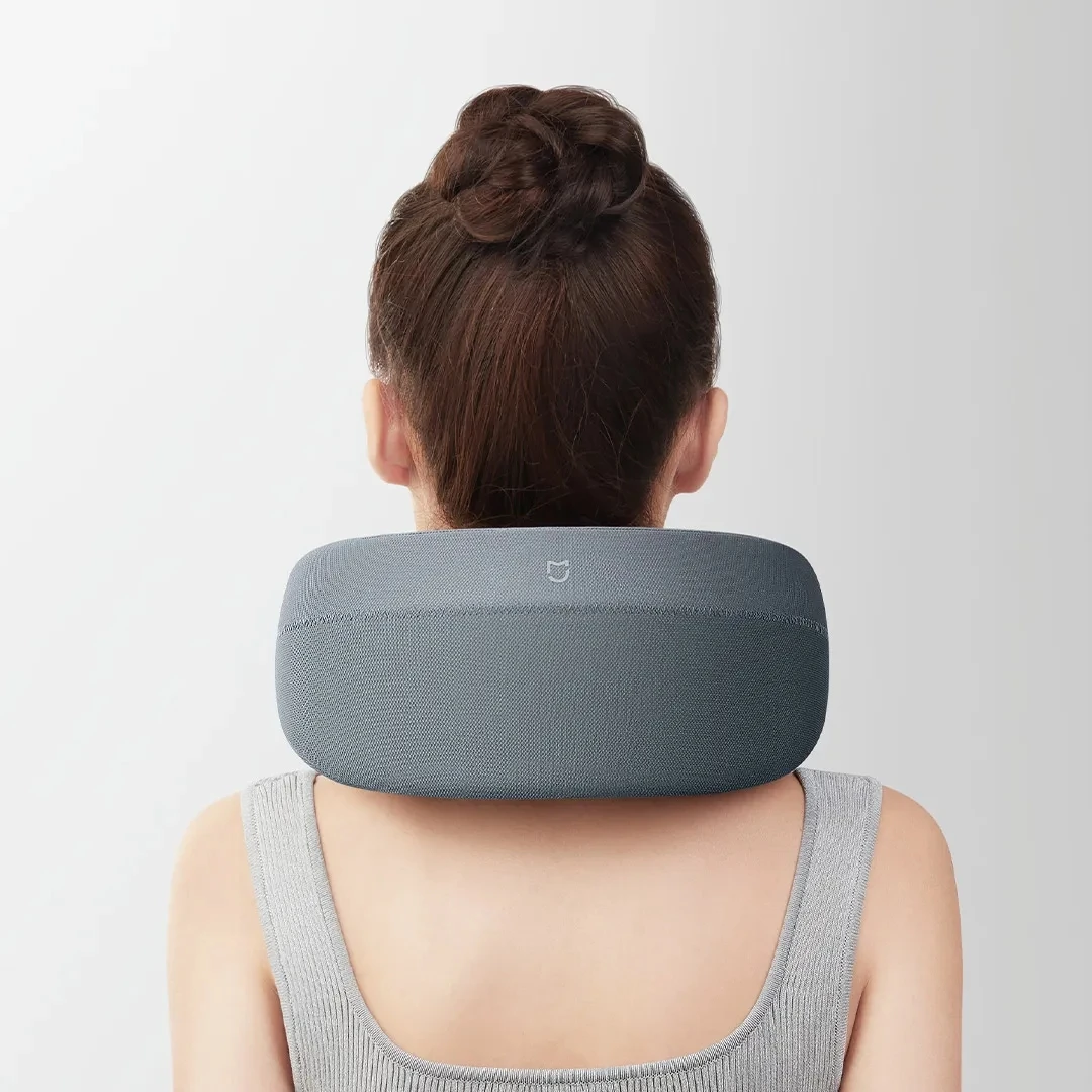 Умный массажер для шеи Xiaomi Mijia Cervical Massager Покрытие плеч и шеи MJNKAM01SKS(Mihome APP),черный